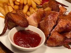 烤鸡配薯条-宝莱纳啤酒花园餐厅PAULANER BRAUHAUS Nanjing(广州路店)