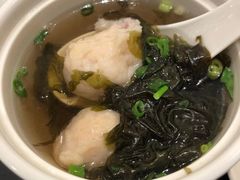紫菜鱼丸汤-百事佳烧鸭牛腩(上海虹桥站店)