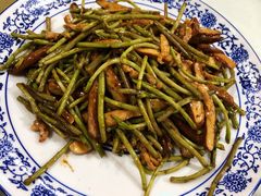 野芦蒿炒臭干-广迎居老正兴菜馆