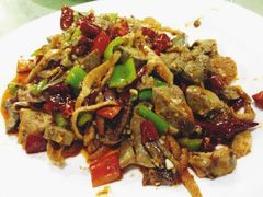 炒羊杂-巴扎美食·新疆菜·西域歌舞表演餐厅(新疆大厦店)