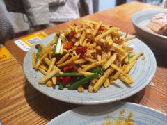 干煸藕丝-静一餐厅·湖北菜(前门店)