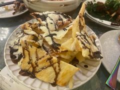 小冰冰奶粉乳扇蘸巧克力-浩海火燒雲傣家菜(芮欧百货店)