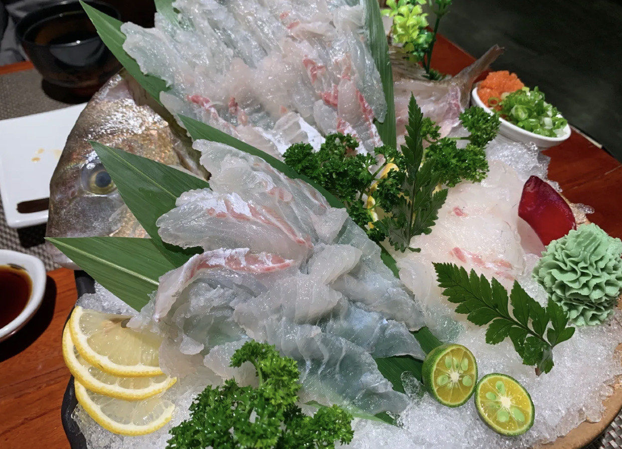 活鱼刺身