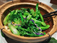 虾酱啫芥兰-广东道至正餐厅(区庄店)
