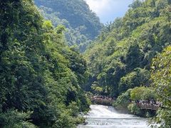 -小七孔景区-六十八级跌水瀑布