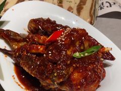 -草家酱蟹炭火烤肉店(珲春南路一店)
