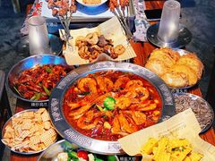 甜麻大虾锅-破店肥蛤·海鲜·烧烤(翠园街店)