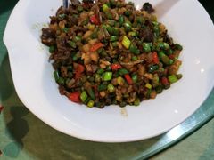 卜豆角卜辣椒炒肉-渔舟意·湖南家宴(萝岗纳金城店)