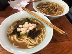 虾爆鳝面-奎元馆.百年奎元.非遗传承(西湖边的解放路店)