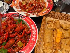 面筋泡灌鸡蛋-阿财老铺·老蚌埠龙虾城(华夏总店)