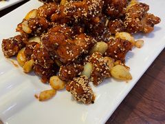 金蒜牛肉粒-惠宾饭庄(中山路店)