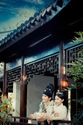 -后宫·古装汉服京剧儿童亲子全家福摄影