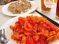 番茄猪扒饭-好好滋味茶餐厅