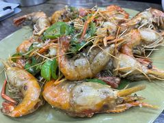 胡辣罗氏虾-贞姨美食·老字号海鲜大排档