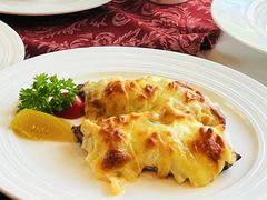 蘑菇烤牛肉饼-小白桦西餐厅