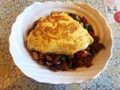 茄子肉丁小公鸡双拼拌面-文三里屯面馆(三里屯店)