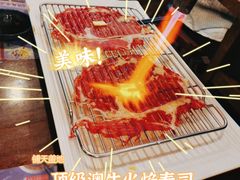 铺天盖地顶级澳牛肉火焰寿司-仙隐小鹿中華の日料(正弘城店)