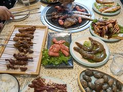 -泰白海鲜烧烤 丹东黄蚬子
