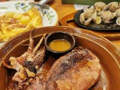 铁板烤鱿鱼-萨莉亚意式餐厅(东山口店)