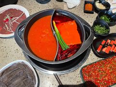 番茄红汤鸳鸯锅-园里火锅(仁和新城店)