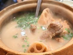 铫子煨排骨粉藕汤-清水亭湖北菜(大屯DT51店)