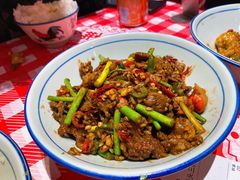 爆炒雪花牛腱肉-荆九爷爆炒桥头三嫩(浙大店)