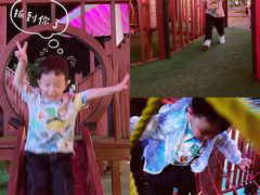 户外广场很多儿童游乐设施-大族广场Mall&More