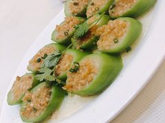 蒜蓉蒸丝瓜-万山楼海鲜酒家·二十三年老字号