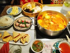 秘制酸汤猪手锅-尚尚仙·酸汤猪手·猪肚鸡火锅(华联万柳购物中心店)