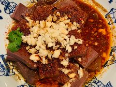 辣子蒜羊血-汉唐宴长安食府