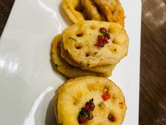 椒盐莲藕夹-枣子树·素食餐厅(朱家尖店)