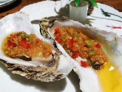 蒜蓉生蚝-东来菜馆•手抓海鲜家常菜•海鲜锅贴(鸽子窝店)