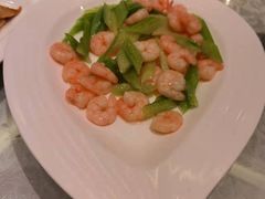 小豌豆清炒大虾仁-绍兴饭店(大宁店)