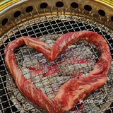 烤个肉都是爱你的形状哦