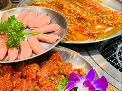 -明洞阿姨·韩式酱蟹烤肉·创意料理(三元桥店)