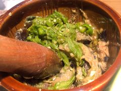 皮蛋青椒擂茄子-费大厨辣椒炒肉(万家丽一店)