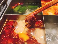 牛油麻辣锅底-海底捞大排档火锅(悦荟广场店)