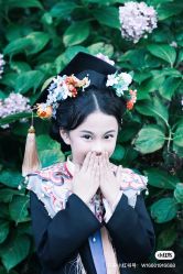 -后宫·古装汉服京剧儿童亲子全家福摄影