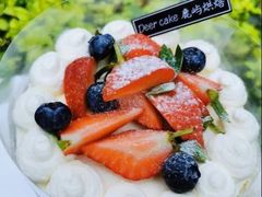 简约草莓蛋糕-鹿屿蛋糕(湖心店)