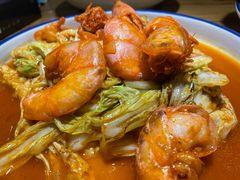 大虾炒白菜-吕氏疙瘩汤·私家菜馆(慈云寺店)