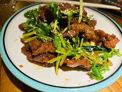 秘制香醋拌牛肉-金苑酒家·客家菜·广东老字号(万象店)