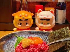 海胆拌生牛肉-九州酒场ひこぞう(1号店)