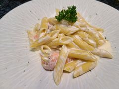三文鱼芦笋奶油斜管意面-TIAGO HOME KITCHEN(朝阳大悦城店)