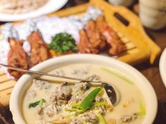 鱼滑咸蛋浸菜叶-黄但记老店·陈村粉食府
