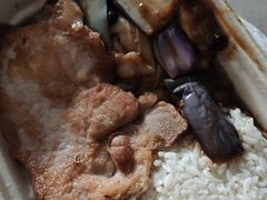 酱香茄子煎猪扒饭-大家乐(广州番禺祈福店)