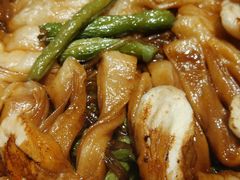 素豆角粘卷子-华盛园卷子王农家菜水库鱼