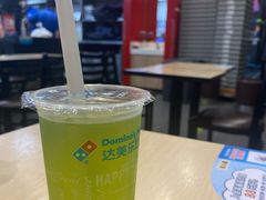柠香油柑椰青冻饮-达美乐比萨(石景山万达店)