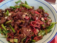 爆炒雪花牛腱肉-荆九爷爆炒桥头三嫩(浙大店)