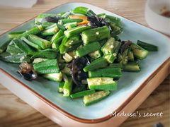 养生秋葵-乔家小院•本地小海鲜•非遗驴肉(万年泉路店)