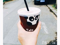 小红莓奶茶-熊猫一间店欧式奶茶铺